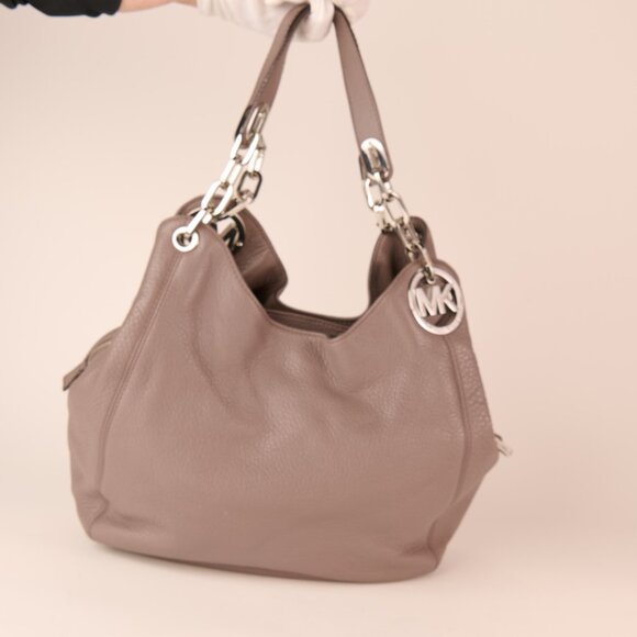Michael KorsPebble Leather Shoulder Bag Strap/Chain Handle - Pre-Loved